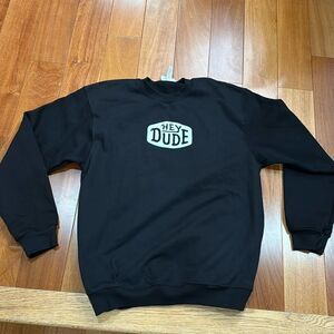 Hey Dude men’s rare black sweatshirt size XL